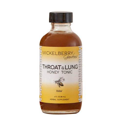 Throat And Lung Honey Tonic 4 Oz by Mickelberry Gardens