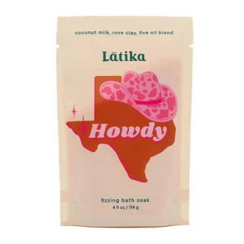 Fizzing Bath Soak Howdy 4 Oz by Latika Soap