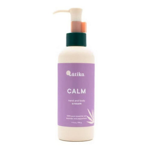 Hand And Body Cream Calm 7 Oz by Latika Soap