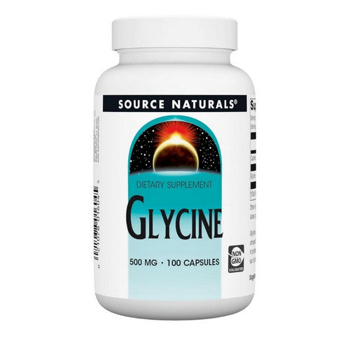 Glycine 1gm 100 Caps by Source Naturals