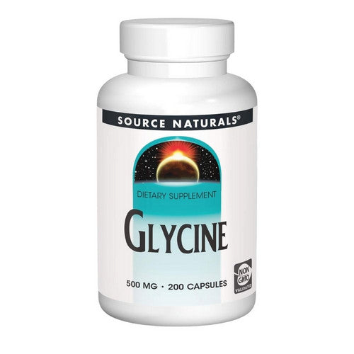 Glycine 1gm 200 Caps by Source Naturals