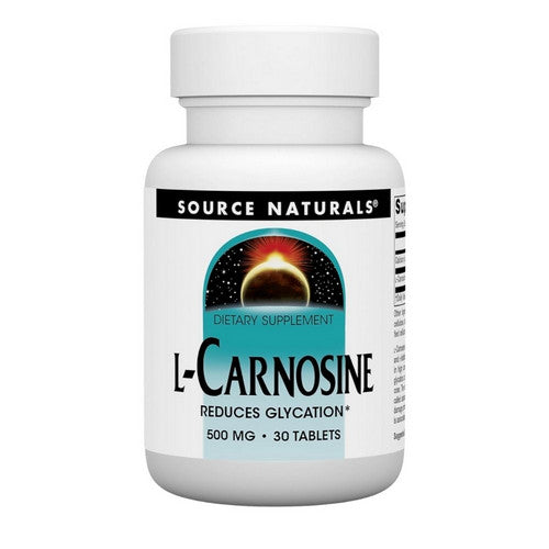 L-Carnosine 30 Tabs by Source Naturals