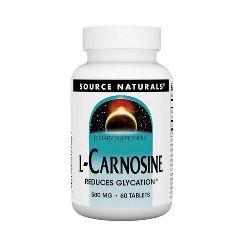 L-Carnosine 60 Tabs by Source Naturals