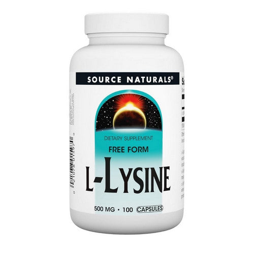 L-Lysine 100 Caps by Source Naturals
