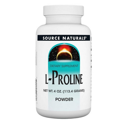 L-Proline Powder 4 Oz by Source Naturals