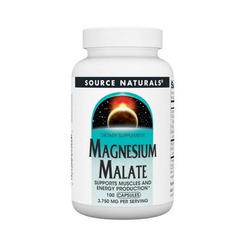 Magnesium Malate 100 Caps by Source Naturals