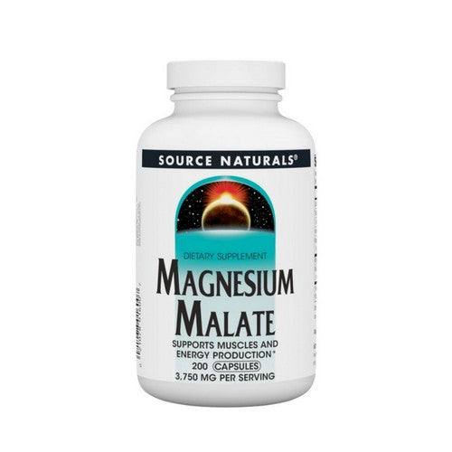 Magnesium Malate 200 Caps by Source Naturals