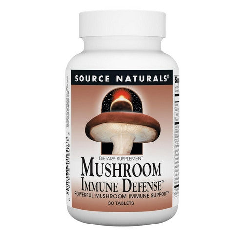 Mushroom Immune Defense 30 Tabs by Source Naturals
