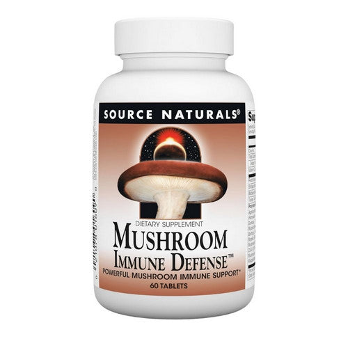 Mushroom Immune Defense 60 Tabs by Source Naturals