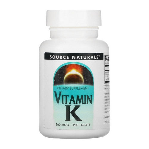 Vitamin K 200 Tabs by Source Naturals
