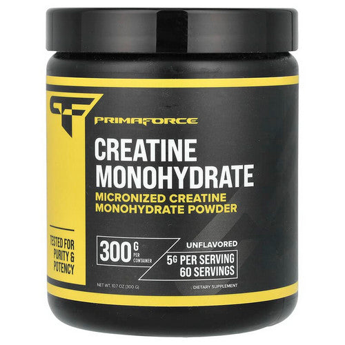 Creatine Monohydrate Powder Unflavored 300 Grams by Primaforce
