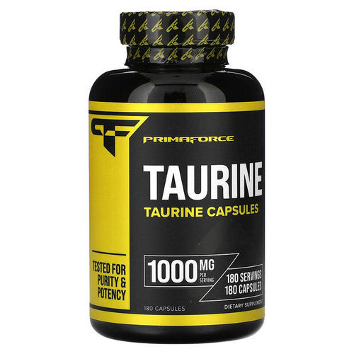 Taurine Capsules 180 Caps by Primaforce