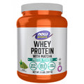 Whey Protein With Matcha Powder 2 Lbs by Now Foods