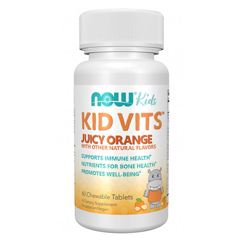 Kid Vits Juicy Orange Chewable Tablets 60 Lozenges by Now Foods