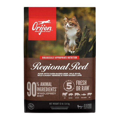 Regional Red Dry Cat Food 12 Lbs by Orijen