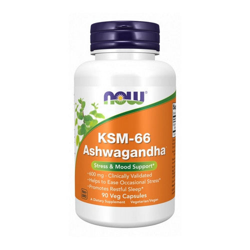 KSM-66 Ashwagandha 90 Veg Caps by Now Foods
