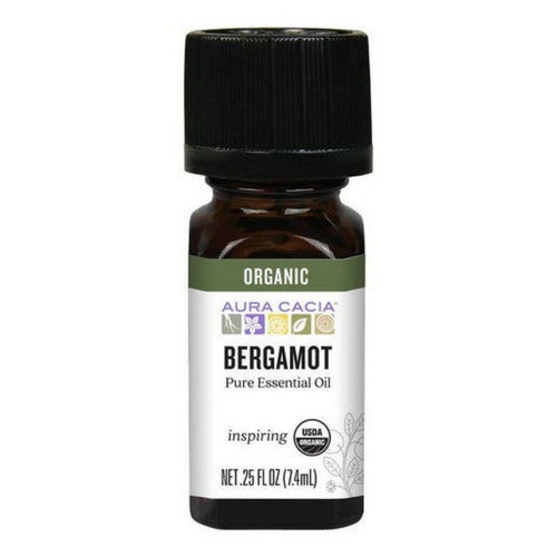 Organic Bergamot Essential Oil 0.25 Oz by Aura Cacia