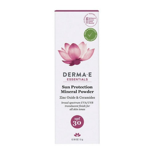 Derma E Sun Protection Mineral Powder SPF 30 0.16 Oz by Derma e