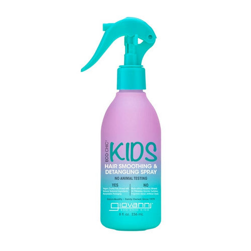 Eco Chic Kids Hair Smoothing And Detangling Spray 8 Oz by Giovanni Cosmetics
