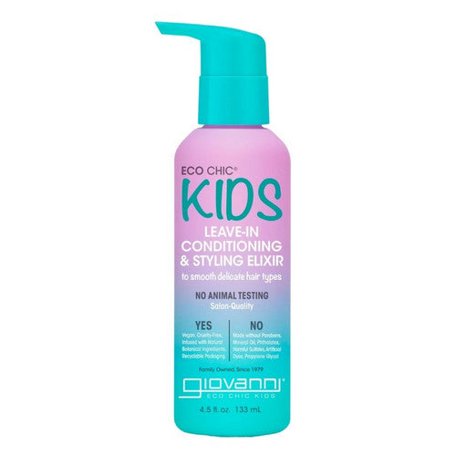 Eco Chic Kids Leave In Conditioning And Styling Elixir 5 Oz by Giovanni Cosmetics