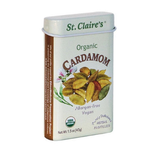 Cardamom Herbal Pastilles 1.5 Oz by St.Claires Organics