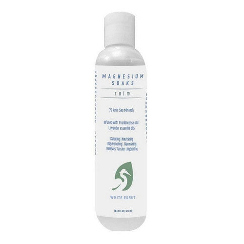 White Egret Calm Magnesium Soak 8 Oz by White Egret