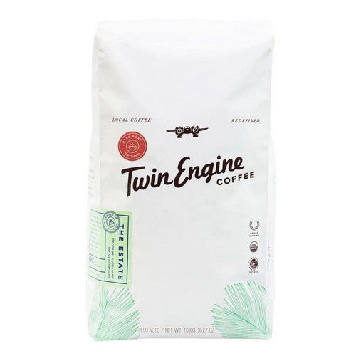Organic Estate Dark Ground Coffee 2.2 Lbs by Twin Engine Coffee