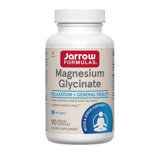 Magnesium Glycinate 90 Veggie Capsules by Jarrow Formulas