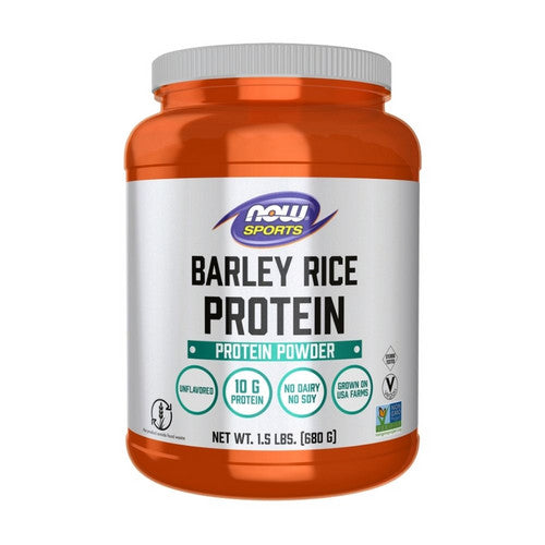 Barley Rice Protein Powder Unflavored 1.5 Lbs by Now Foods