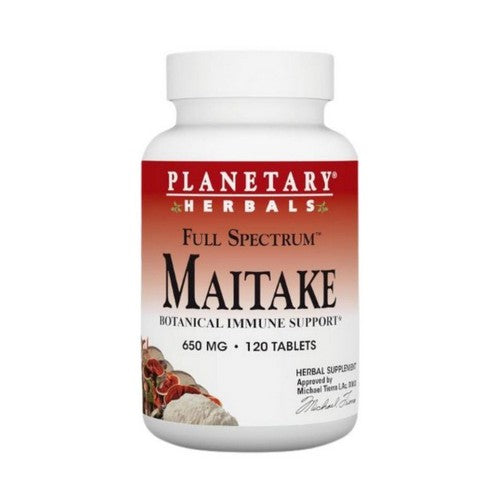 Full Spectrum Maitake Mushroom 120 Tabs by Planetary Herbals