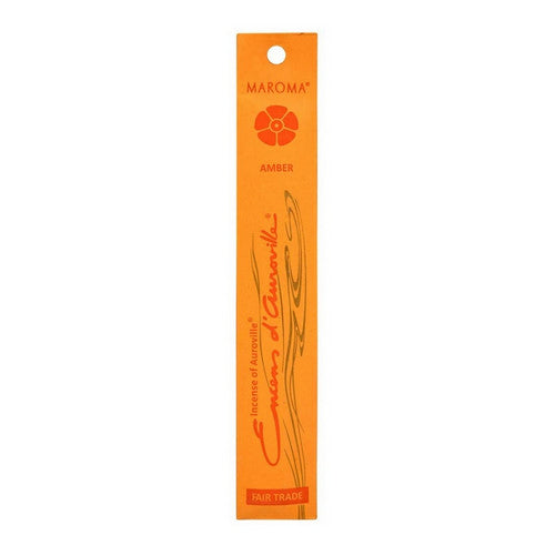 Premium Stick Incense Amber 0.02 Killogram (10 Count) by Maroma