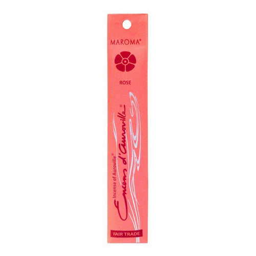 Premium Stick Incense Rose 0.02 Killogram (10 Count) by Maroma