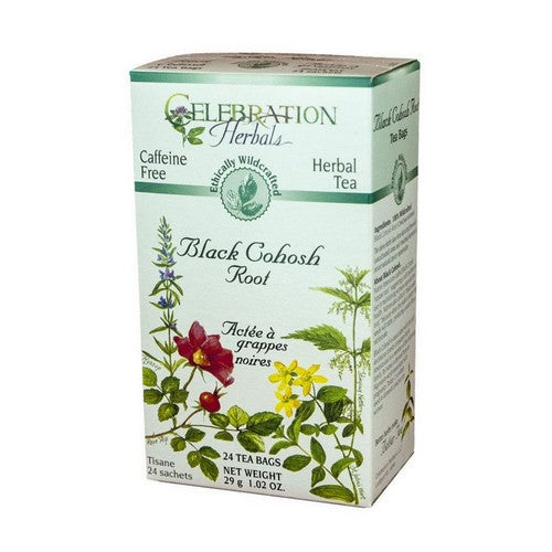 Black Cohosh Root Tea Wildcrafted 24 Bags by Celebration Herbals