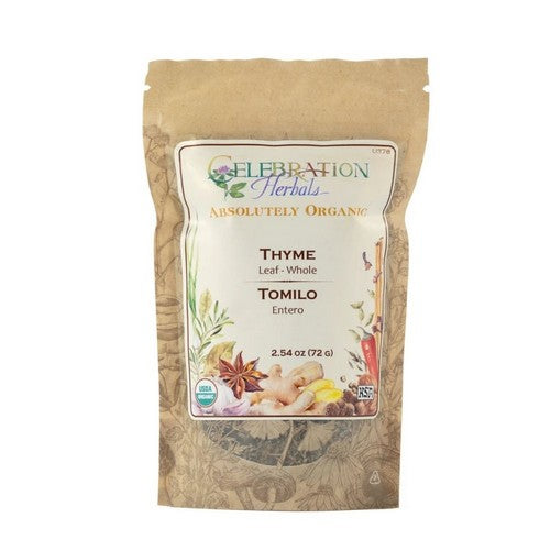Organic Thyme Leaf Whole 16 Oz by Celebration Herbals
