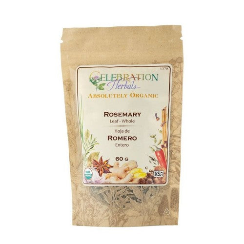 Organic Rosemary Leaf Whole 60 Grams by Celebration Herbals