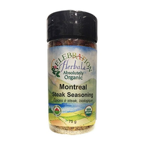 Organic Montreal Steak Seasoning 2.65 Oz by Celebration Herbals