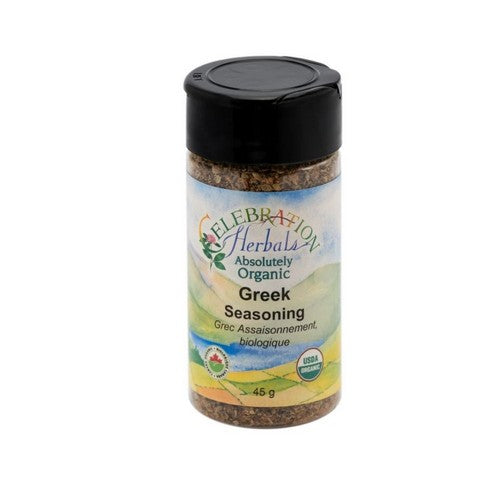 Organic Greek Seasoning 1.59 Oz by Celebration Herbals