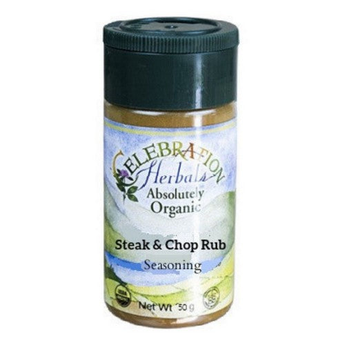 Organic Steak And Chop Rub 1.76 Oz by Celebration Herbals
