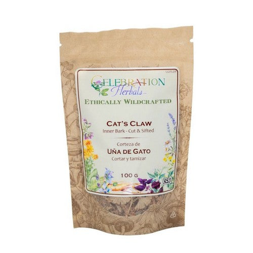 Cats Claw Bark Cut And Shifted Wildcrafted 100 Grams by Celebration Herbals