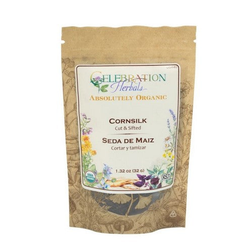 Organic Cornsilk Cut And Shifted 32 Grams by Celebration Herbals