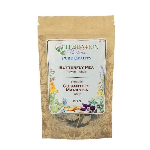 Butterfly Pea Flower Whole 8 Oz by Celebration Herbals