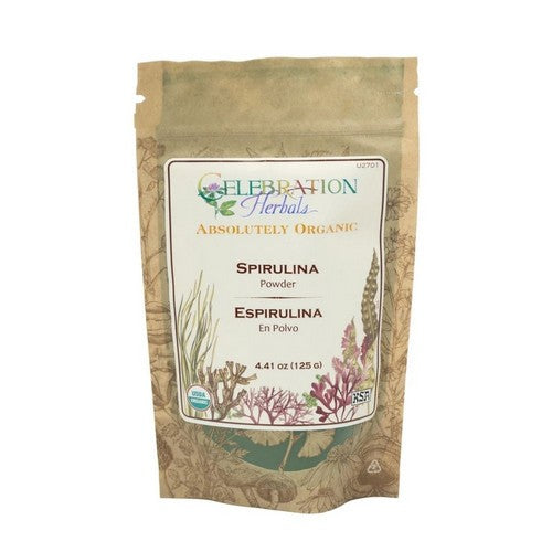 Organic Spirulina Powder 16 Oz by Celebration Herbals