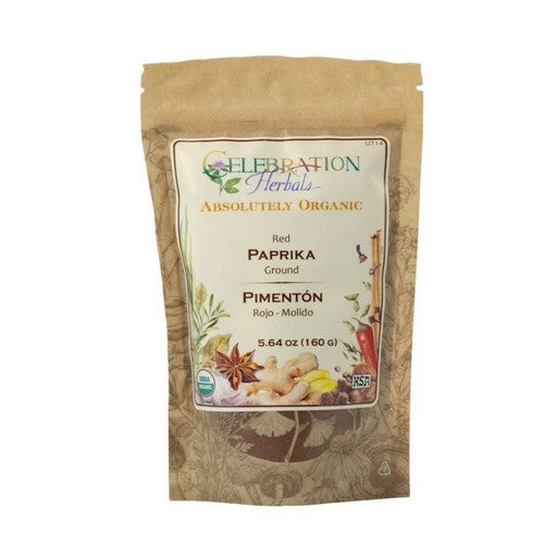 Organic Paprika Red Powder 16 Oz by Celebration Herbals