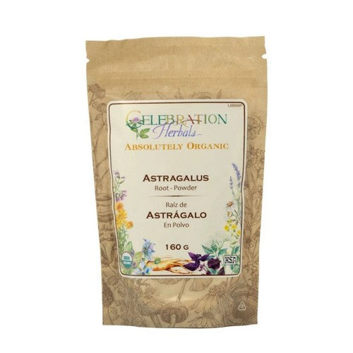 Organic Astragalus Root Powder 160 Grams by Celebration Herbals