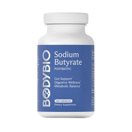 E-Lyte Sodium Butyrate 100 Capsules by BodyBio