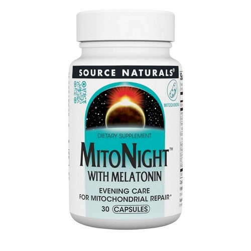 Mito Night With Melatonin 30 Capsules by Source Naturals