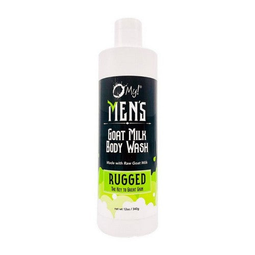Goat Milk Body Wash Mens Rugged 12 Oz by O MY!