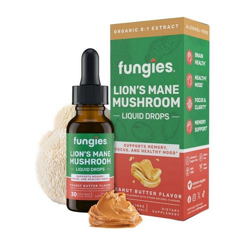 Lions Mane Mushroom Tincture Peanut Butter 30 Ml by Fungies