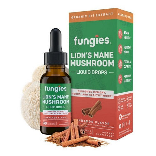 Lions Mane Mushroom Tincture Cinnamon 30 Ml by Fungies