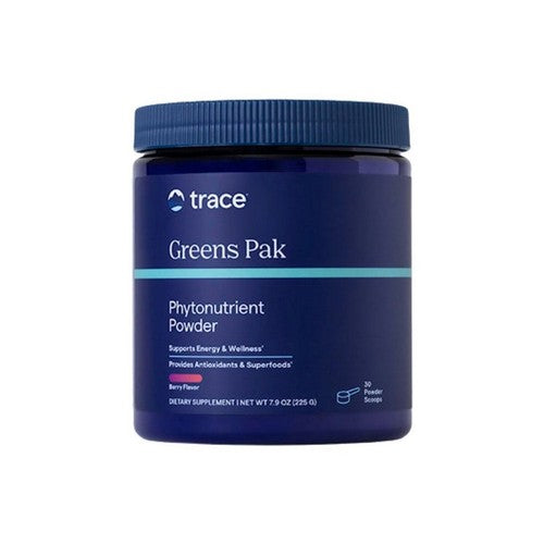 Greens Pak Phytonutrient Powder Berry 7.9 Oz by Trace Minerals